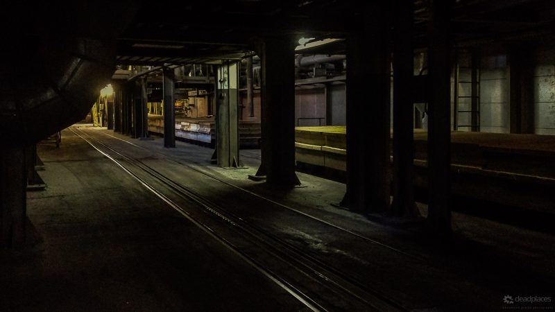 Fahrweg Schiebebuehne Pressen Hangseite